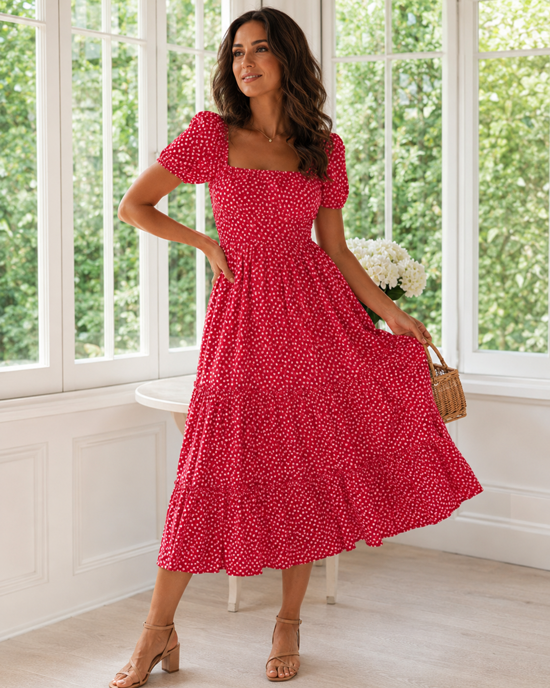 Candela – Vestido Favorecedor Estampado