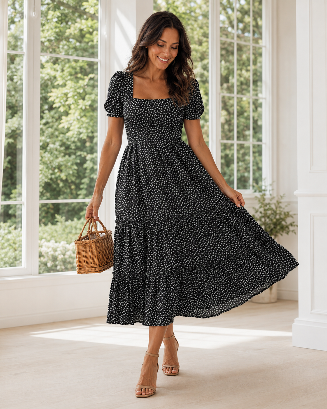 Candela – Vestido Favorecedor Estampado