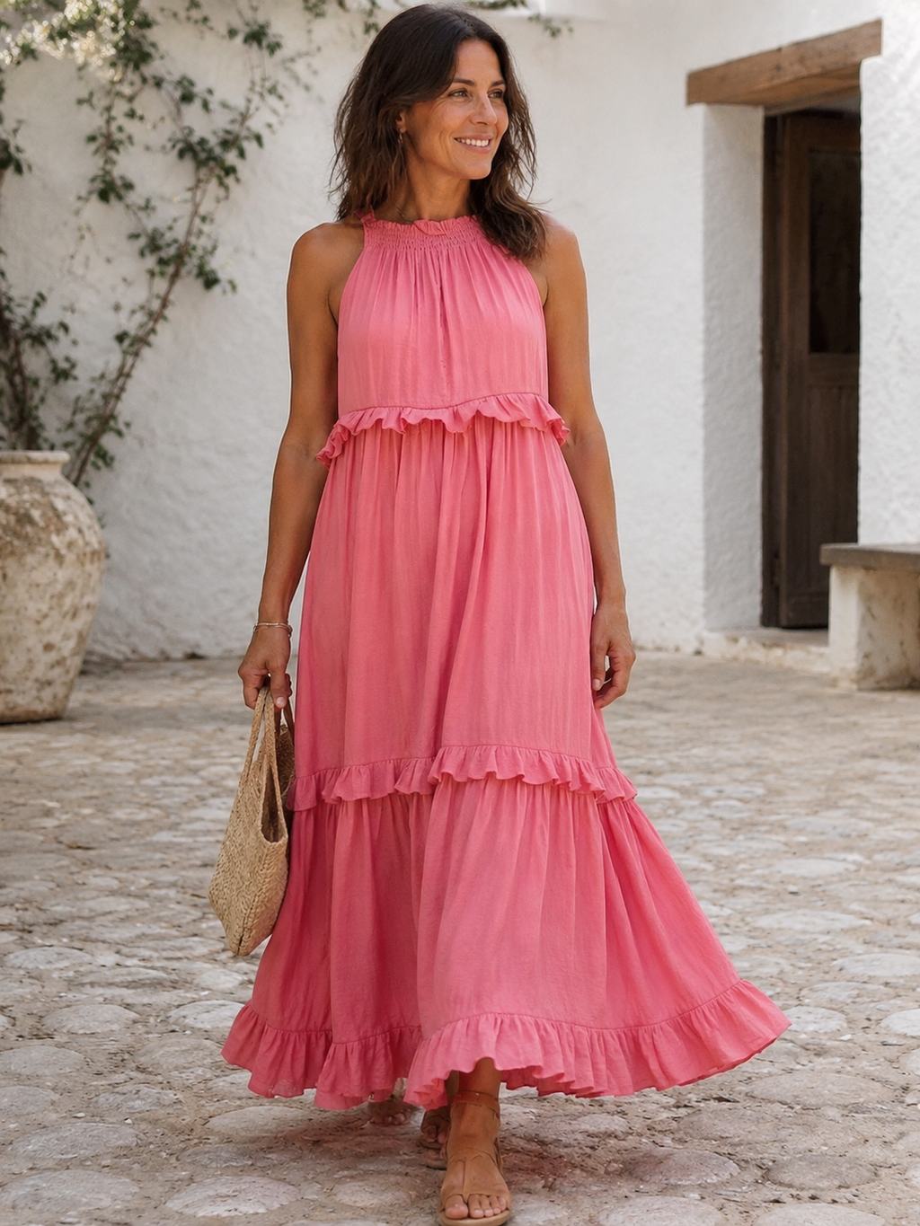 Elena – Vestido Largo Favorecedor