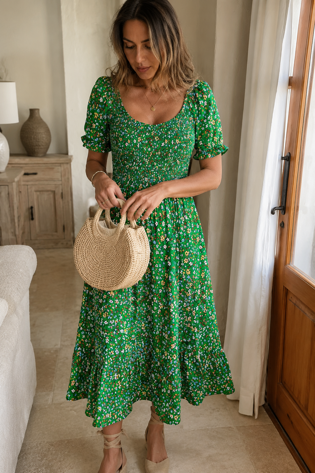 Lucía – Vestido Floral Favorecedor